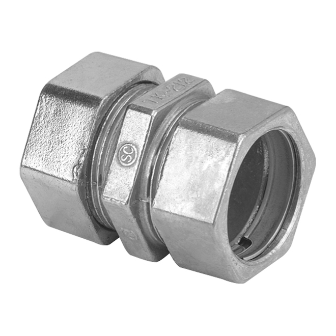 Iberville Raccord à compression EMT 3/4" (paquet de 3)