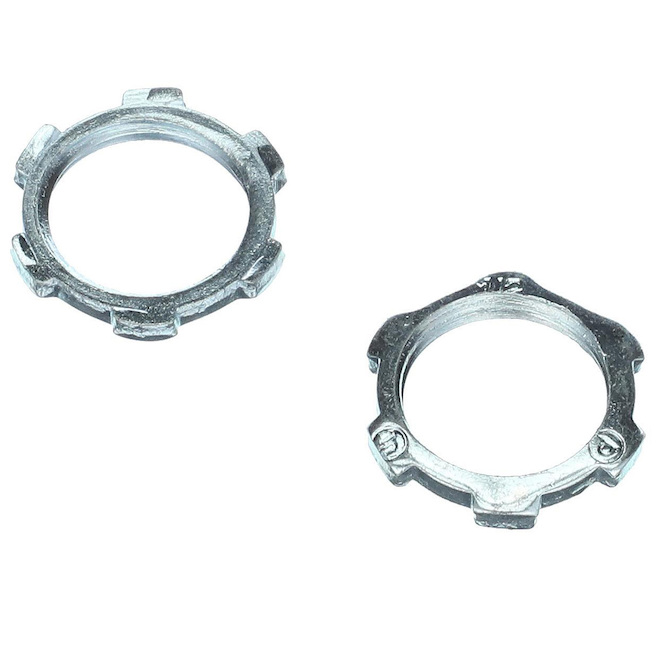 Locknuts - Steel - Rigid - 3/4" - 10/Pk