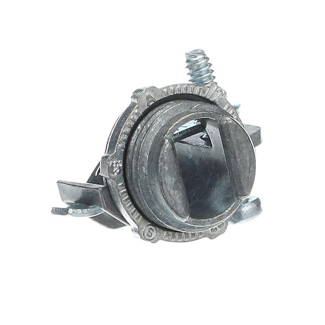 Connecteurs de câble, 1 vis, NMD90/AC90(BX), 3/8", pqt/2