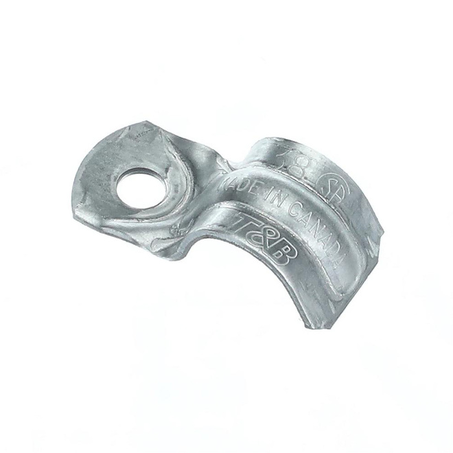 Sangle pour tube isolant flexible, acier galvanisé, 3/8"