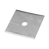 Square Washer - Galvanized Steel - 4" - 11/16" Hole