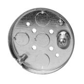 Boîtes de jonction, plafond, rondes, 1/2", pqt/4