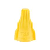 Marr Wing-Type Wire Connector - 22 Gauge - 8 AWG - Yellow - 15-Pack