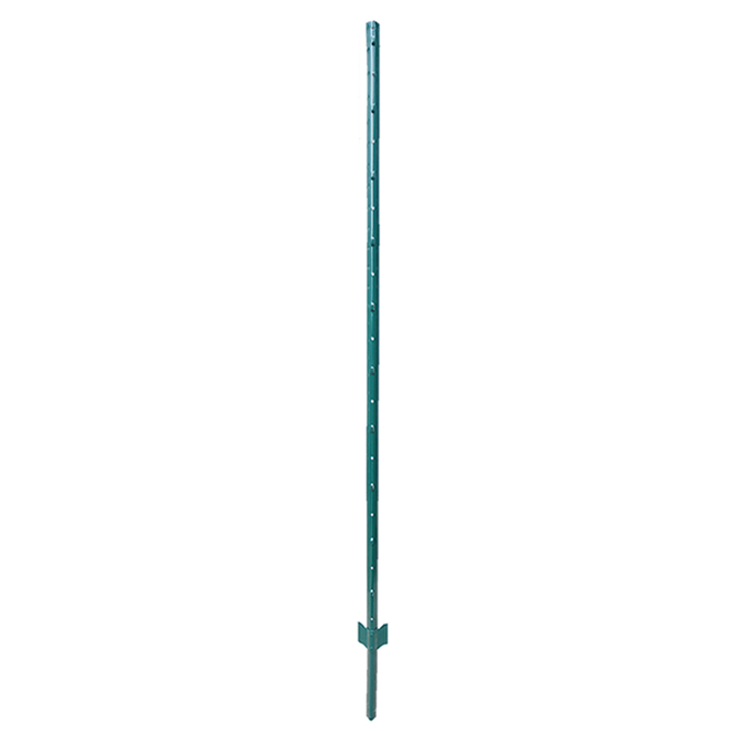 Hebei Minmetals Anchor Post - Powder Coated - Steel - 6-ft H x 2.28-in dia