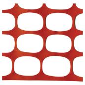 Hebei Minmetals Warning Fence - Oval Meshes - Orange - 4-ft H x 50-ft L - Plastic - 190 g