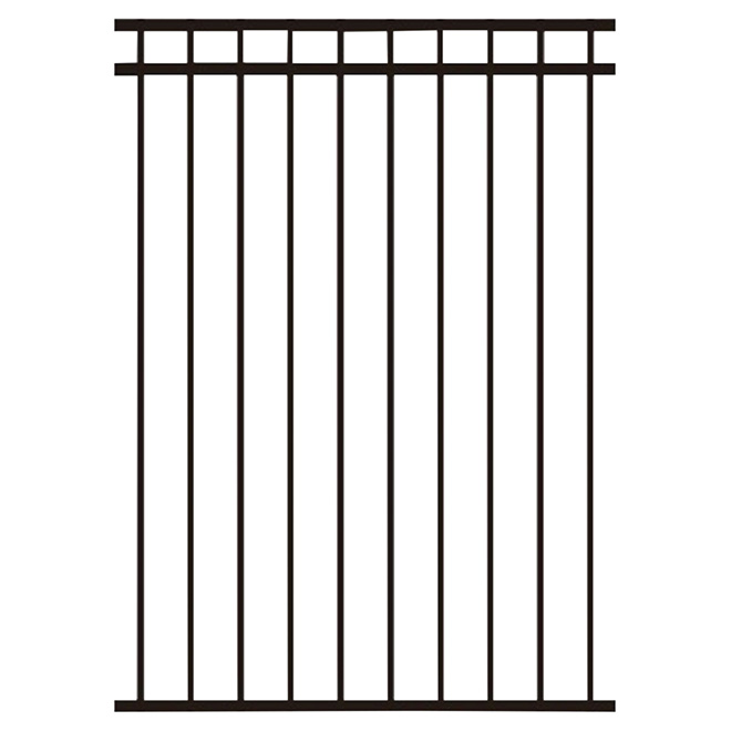 Steel Fence - 60'' x 48'' - Black