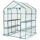 VALU+ 143 x 143 x 195 cm Iron/Clear PVC Greenhouse