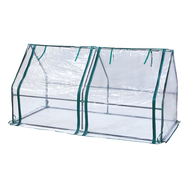 VALU+ Mini-Greenhouse in Clear Plastic 5.9 x 2.95-ft