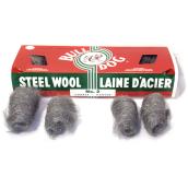 Emballage de 16 tampons de laine d'acier, grosse, # 2