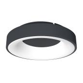 Utilitech 1-Pack 16.34-in Matte Black Modern/Contemporary LED Flush Mount