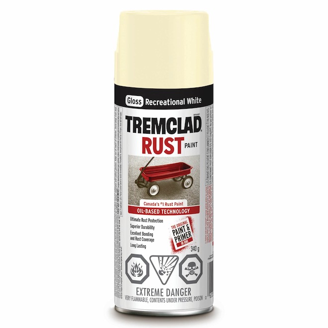 Tremclad Gloss White Enamel Interior/Exterior Paint (340 Fluid Oz)