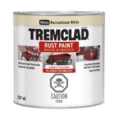 Tremclad Gloss White Interior/Exterior Rust Paint (237 ML)