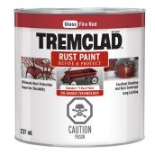 Tremclad(R) - Rust Paint - Gloss Finish - 237 Ml - Fire Red