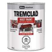 Tremclad Rust Paint - 946 ml - Aluminum - Gloss Finish