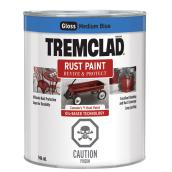 Tremclad - Rust Paint - Gloss Finish - 946 Ml - Medium Blue