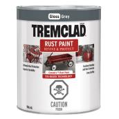 Tremclad Rust Paint - 946 ml - Grey - Gloss Finish