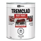Tremclad Rust Paint - 946 ml - White - Flat Finish
