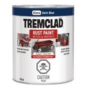 Tremclad Rust Paint - 946 ml - Dark Blue - Gloss Finish
