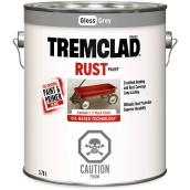 Tremclad 3.78-L Oil Based Gloss Grey Finish Anti-Rust Paint