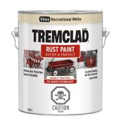 Tremclad Alkyd Brush-On Rust Paint - Oil-Base - Gloss - Almond - 3.78-L