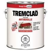 Antirouille, Tremclad(MD), fini lustré, 3,78 l, rouge feu