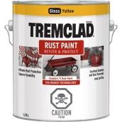 Tremclad 3.78-L Oil Based Yellow Gloss Finish Anti-Rust Paint
