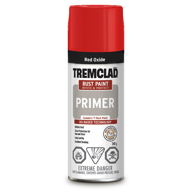 Tremclad(R) Rust Primer Spray - Aerosol - 340 g - Red Oxide