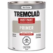 Tremclad Oil-based Metal Rust Primer - Red Oxide - Flat Finish - 946 ml