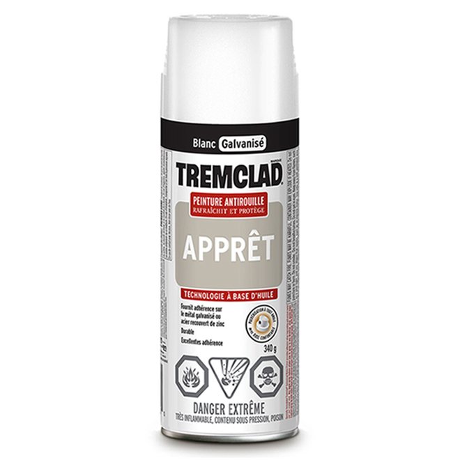 Apprêt antirouille Tremclad(MD), aérosol, 340 g, blanc