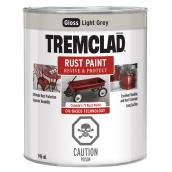Tremclad Rust Paint - 946 ml - Light Grey - Gloss Finish
