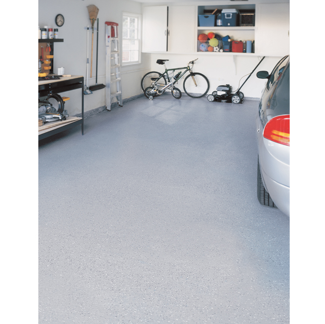 Rust-Oleum EpoxyShield Glossy Grey Water-Based Garage Floor Coating