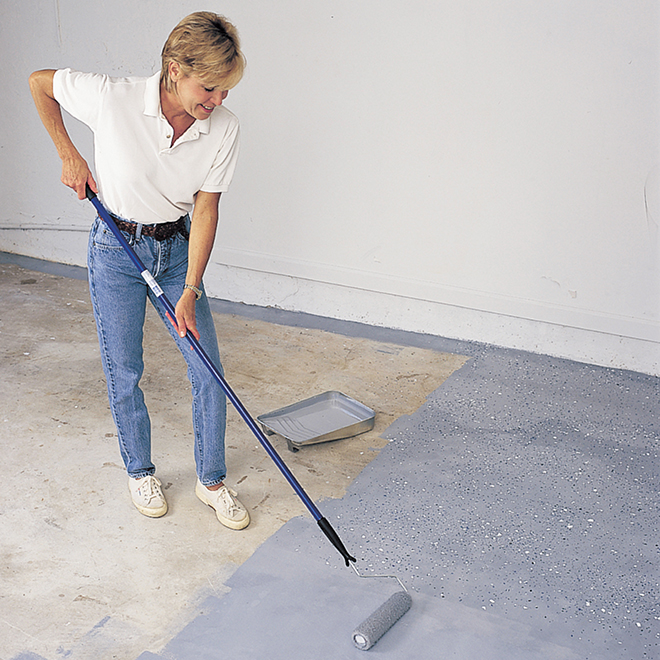 Rust-Oleum EpoxyShield Glossy Grey Water-Based Garage Floor Coating
