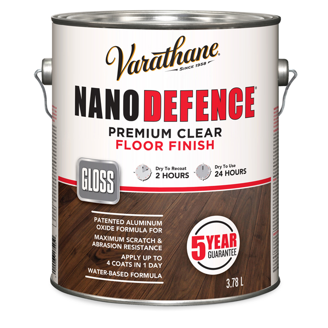 Varathane Nano Defence 3.78-L Water-Based Gloss Clear Floor Finish