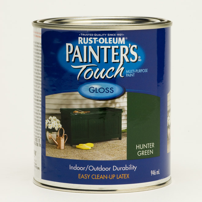 Image of Painter's Touch | Multi-Purpose Brush-On Paint - Water-Based - Gloss - Hunter Green - 946 Ml | Rona