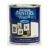 Painter's Touch Multi-Purpose Brush-On Paint - Water-Based - Flat - White - 946 ml