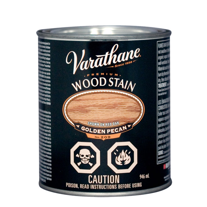 Image of Varathane | Interior Premium Wood Stain - Oil-Based - Uv Blocking - Golden Pecan - 946 Ml | Rona