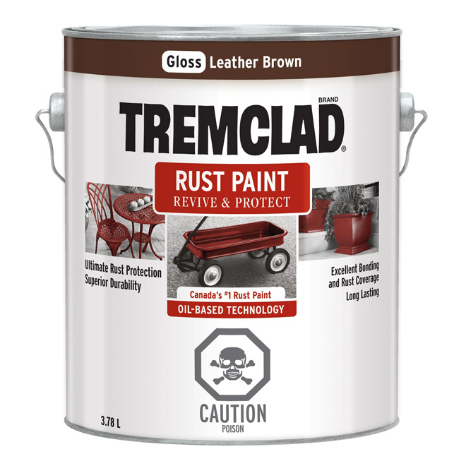 leather brown paint