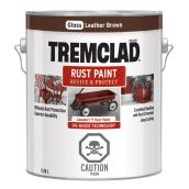 Tremclad Oil-based Metal Anti-Rust Paint - Flat - Leather Brown - 3.78 L