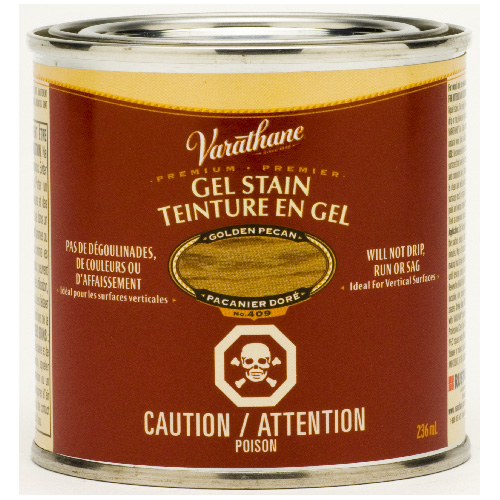 Teinture en gel Varathane intérieur 236 ml modifié à l'huile, pacanier doré