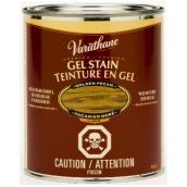Teinture en gel pour l'intérieur Varathane Premium, à base d'huile, opaque, pacanier doré, 946 ml