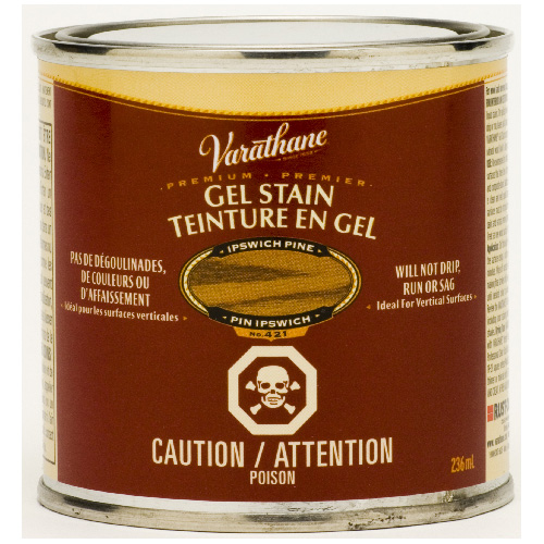 Teinture en gel Varathane intérieur 236 ml modifié à l'huile, pin ipswich