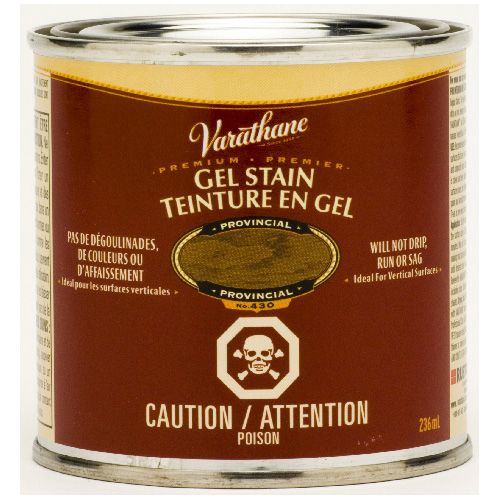 Teinture en gel Varathane intérieur 236 ml modifié à l'huile, provincial