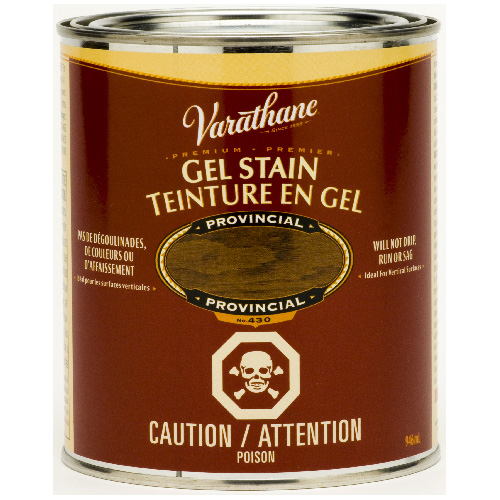 Teinture en gel Varathane intérieur 946 ml modifié à l'huile, provincial