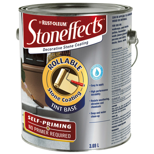 Rust-Oleum StoneEffects Decorative Stone Finish - Rollable Coating - Tint Base - 3.69 L
