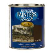 Painter's Touch Multi-Purpose Brush-On Paint - Water-Based - Satin - Espresso - 946 ml