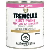 Tremclad Antirust Paint - Oil-based - Gloss - Sand - 946 ml