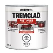 Tremclad - Antirust Paint - 237 mL - Semi-Gloss Finish - White