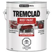 Tremclad - Antirust Paint - 3.78 L - Semi-Gloss Finish - White