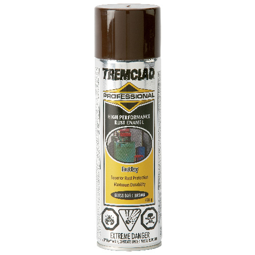 Tremclad High Performance Rust Enamel - 426 g - Gloss Finish - Dark brown