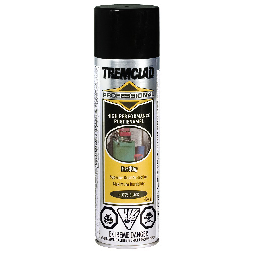 Tremclad High Performance Rust Enamel - 426 g - Gloss Finish - Black